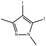 4,5-diiodo-1,3-dimethyl-1H-pyrazole 结构式