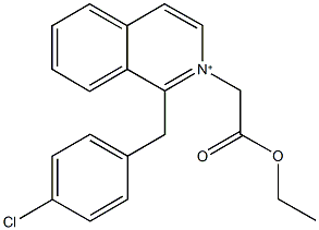 1-(4-chlorobenzyl)-2-(2-ethoxy-2-oxoethyl)isoquinolinium,753410-39-8,结构式