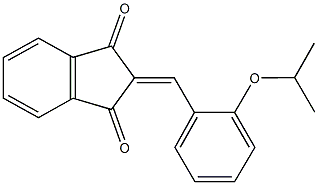 75358-66-6 2-(2-isopropoxybenzylidene)-1H-indene-1,3(2H)-dione