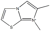 6,7-dimethylimidazo[2,1-b][1,3]thiazol-7-ium,754154-04-6,结构式