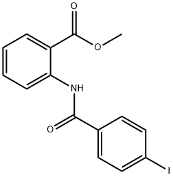 methyl 2-[(4-iodobenzoyl)amino]benzoate Structure