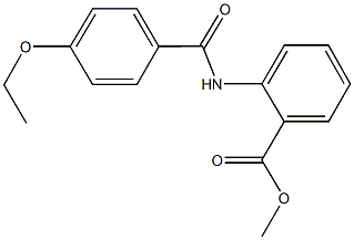 methyl2-[(4-ethoxybenzoyl)amino]benzoate,75541-87-6,结构式