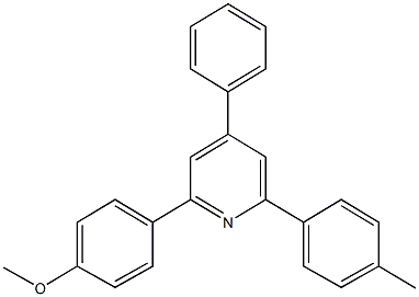 2-(4-methoxyphenyl)-6-(4-methylphenyl)-4-phenylpyridine Structure