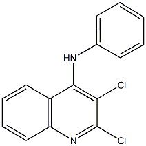 2,3-dichloro-N-phenyl-4-quinolinamine Struktur