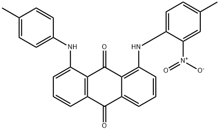 1-{2-nitro-4-methylanilino}-8-(4-toluidino)anthra-9,10-quinone Structure