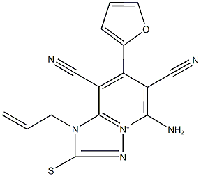761457-51-6 1-allyl-5-amino-6,8-dicyano-7-(2-furyl)-1H-[1,2,4]triazolo[1,5-a]pyridin-4-ium-2-thiolate
