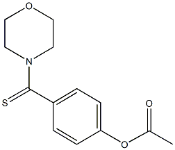 4-(4-morpholinylcarbothioyl)phenyl acetate|