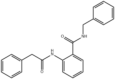 N-benzyl-2-[(phenylacetyl)amino]benzamide Structure
