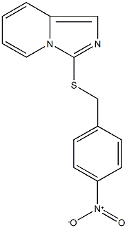 3-({4-nitrobenzyl}sulfanyl)imidazo[1,5-a]pyridine Structure