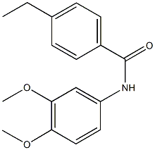 N-(3,4-dimethoxyphenyl)-4-ethylbenzamide Structure