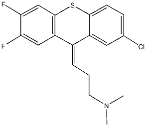 76423-44-4 N-[3-(7-chloro-2,3-difluoro-9H-thioxanthen-9-ylidene)propyl]-N,N-dimethylamine