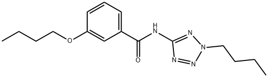 3-butoxy-N-(2-butyl-2H-tetraazol-5-yl)benzamide|