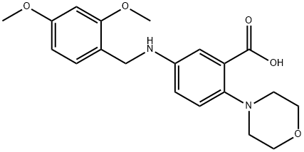 765934-01-8 5-[(2,4-dimethoxybenzyl)amino]-2-(4-morpholinyl)benzoic acid