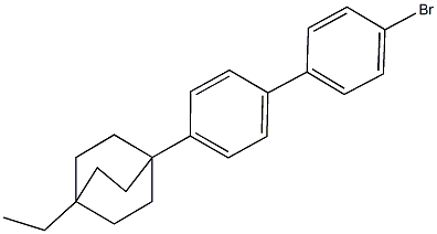 1-(4'-bromo[1,1'-biphenyl]-4-yl)-4-ethylbicyclo[2.2.2]octane Structure