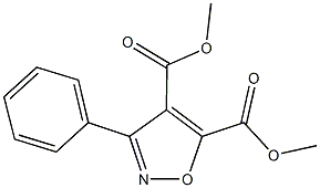 dimethyl 3-phenyl-4,5-isoxazoledicarboxylate Structure