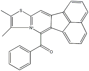 772300-26-2 12-benzoyl-9,10-dimethylacenaphtho[1,2-d][1,3]thiazolo[3,2-a]pyridin-11-ium