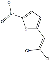 2-(2,2-dichlorovinyl)-5-nitrothiophene 化学構造式