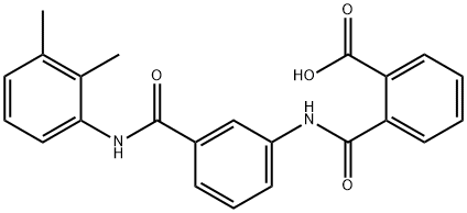 2-({3-[(2,3-dimethylanilino)carbonyl]anilino}carbonyl)benzoic acid Structure