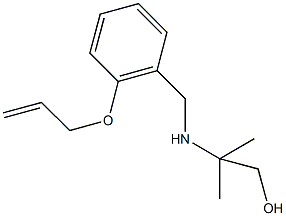 2-{[2-(allyloxy)benzyl]amino}-2-methyl-1-propanol Structure