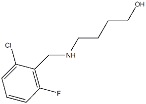4-[(2-chloro-6-fluorobenzyl)amino]-1-butanol Structure