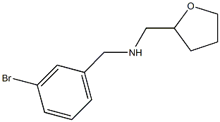 N-(3-bromobenzyl)-N-(tetrahydro-2-furanylmethyl)amine Structure