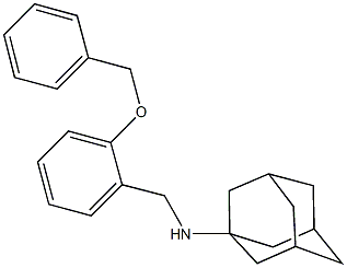 N-(1-adamantyl)-N-[2-(benzyloxy)benzyl]amine Struktur