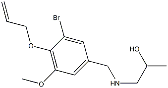 774190-98-6 1-{[4-(allyloxy)-3-bromo-5-methoxybenzyl]amino}-2-propanol