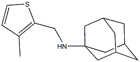 N-(1-adamantyl)-N-[(3-methyl-2-thienyl)methyl]amine Struktur