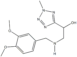 774191-14-9 2-[(3,4-dimethoxybenzyl)amino]-1-(2-methyl-2H-tetraazol-5-yl)ethanol