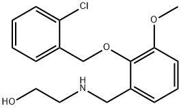 2-({2-[(2-chlorobenzyl)oxy]-3-methoxybenzyl}amino)ethanol Structure