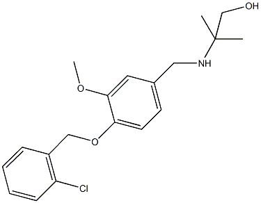 2-({4-[(2-chlorobenzyl)oxy]-3-methoxybenzyl}amino)-2-methyl-1-propanol|