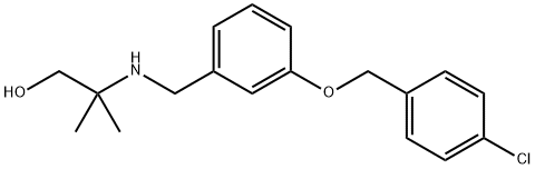 2-({3-[(4-chlorobenzyl)oxy]benzyl}amino)-2-methyl-1-propanol,774193-73-6,结构式