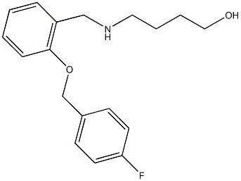 4-({2-[(4-fluorobenzyl)oxy]benzyl}amino)-1-butanol|