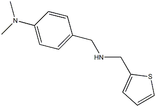 N-[4-(dimethylamino)benzyl]-N-(2-thienylmethyl)amine 结构式