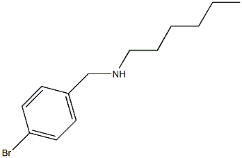 N-(4-bromobenzyl)-N-hexylamine Structure