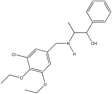 2-[(3-chloro-4,5-diethoxybenzyl)amino]-1-phenyl-1-propanol,774551-19-8,结构式