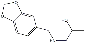 1-[(1,3-benzodioxol-5-ylmethyl)amino]-2-propanol Structure