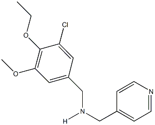 774551-74-5 N-(3-chloro-4-ethoxy-5-methoxybenzyl)-N-(4-pyridinylmethyl)amine