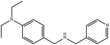 N-[4-(diethylamino)benzyl]-N-(4-pyridinylmethyl)amine 化学構造式