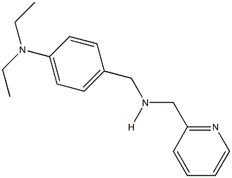 N-[4-(diethylamino)benzyl]-N-(2-pyridinylmethyl)amine Struktur
