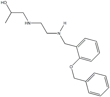 1-[(2-{[2-(benzyloxy)benzyl]amino}ethyl)amino]-2-propanol Structure