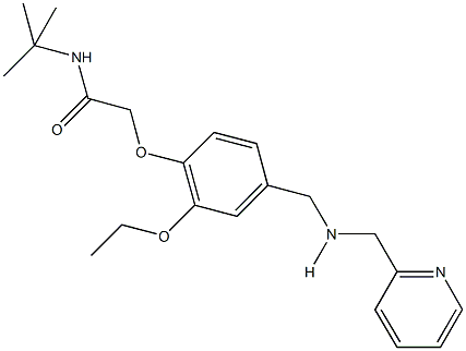 N-(tert-butyl)-2-(2-ethoxy-4-{[(2-pyridinylmethyl)amino]methyl}phenoxy)acetamide,774552-67-9,结构式