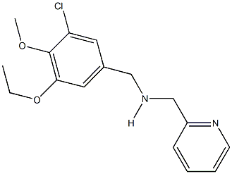 N-(3-chloro-5-ethoxy-4-methoxybenzyl)-N-(2-pyridinylmethyl)amine,774552-81-7,结构式