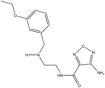 4-amino-N-{2-[(3-ethoxybenzyl)amino]ethyl}-1,2,5-oxadiazole-3-carboxamide,774553-19-4,结构式