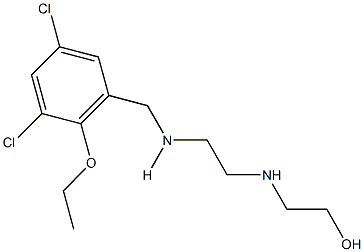 2-({2-[(3,5-dichloro-2-ethoxybenzyl)amino]ethyl}amino)ethanol Structure