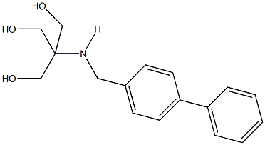 2-[([1,1'-biphenyl]-4-ylmethyl)amino]-2-(hydroxymethyl)-1,3-propanediol 结构式