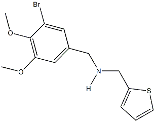 N-(3-bromo-4,5-dimethoxybenzyl)-N-(2-thienylmethyl)amine Structure