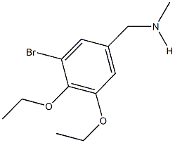 N-(3-bromo-4,5-diethoxybenzyl)-N-methylamine Struktur
