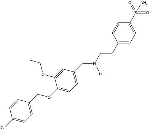 774554-69-7 4-[2-({4-[(4-chlorobenzyl)oxy]-3-ethoxybenzyl}amino)ethyl]benzenesulfonamide