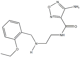 4-amino-N-{2-[(2-ethoxybenzyl)amino]ethyl}-1,2,5-oxadiazole-3-carboxamide,774554-79-9,结构式